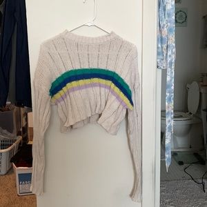 Crop top sweater